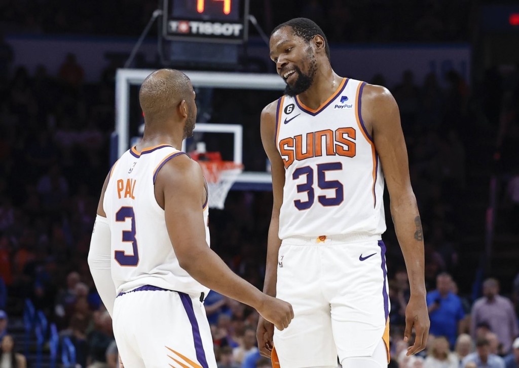 Starten die Suns in Game 1 gegen die LA Clippers gleich mit einem Sieg in die Playoffs? © IMAGO / USA TODAY Network, 02.04.2023 Starten die Suns in Game 1 gegen die LA Clippers gleich mit einem Sieg in die Playoffs?