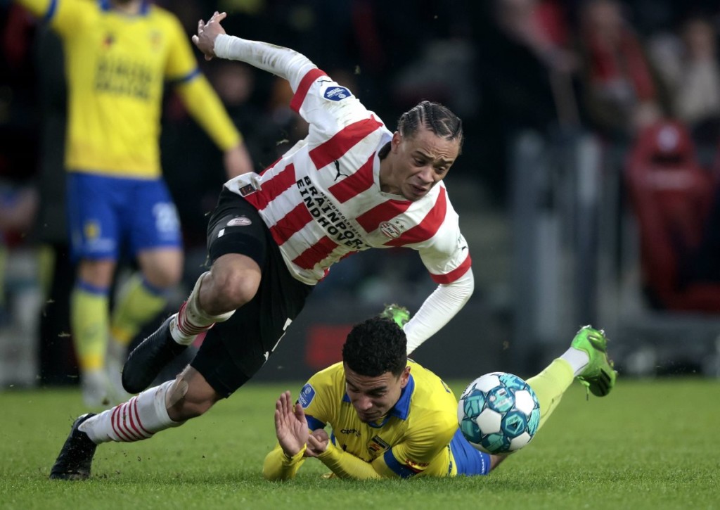 Gibt es den erwarteten Kantersieg für die PSV Eindhoven (im Bild: Xavi Simons) bei Spakenburg? © IMAGO / ANP, 12.03.2023 Gibt es den erwarteten Kantersieg für die PSV Eindhoven (im Bild: Xavi Simons) bei Spakenburg?