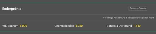 Bet365 Verbesserte Quoten