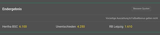 Bet365 Verbesserte Quoten