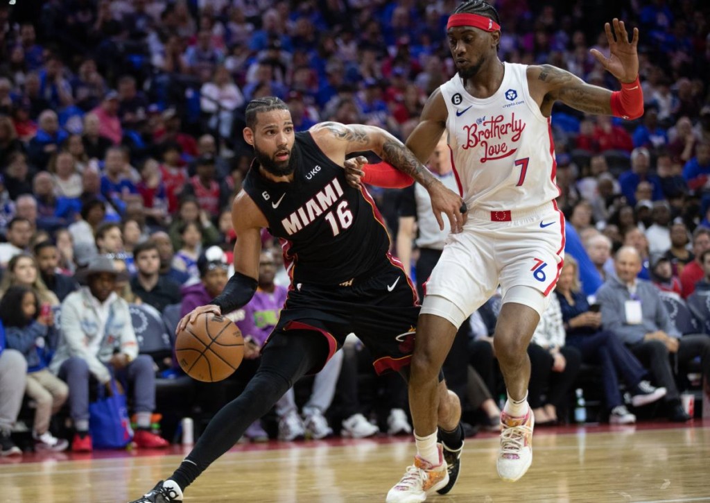 Übernimmt Caleb Martin für die Heat gegen die Nuggets auch in Game 1 der NBA Finals 2023 wieder viel Verantwortung?