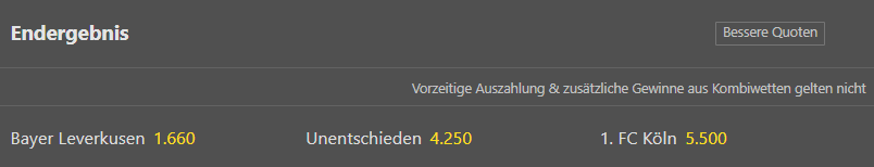 Bet365 Verbesserte Quoten