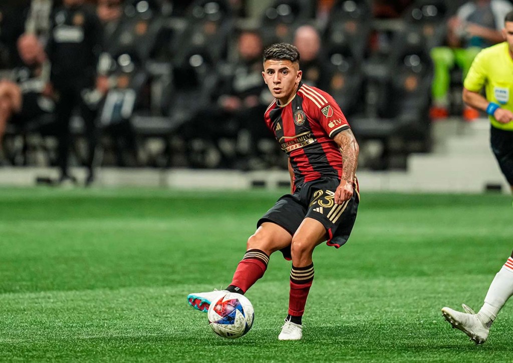 Atlanta (im Bild: Thiago Almada) will zuhause gegen New York City nichts anbrennen lassen. © IMAGO / USA TODAY Network, 31.05.2023 Atlanta United New York City Tipp