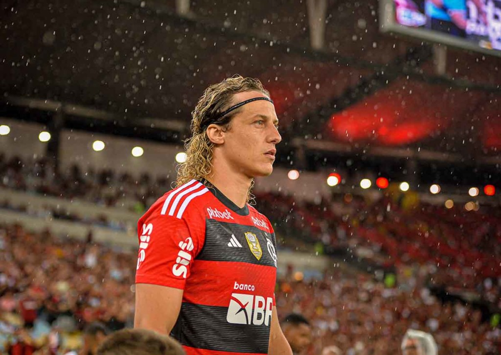 Flamengo (im Bild: David Luiz) möchte sich mit einem Sieg gegen Gremio weiter nach oben orientieren...! © IMAGO / Fotoarena, 26.04.2023 Flamengo vs. Gremio Tipp 06 2023