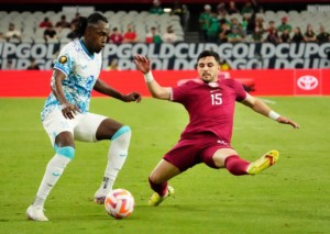 Zieht Honduras (im Bild: Alberth Elis) mit einem Sieg gegen Haiti noch ins Viertelfinale des Gold Cups ein? © IMAGO / USA Today Network, 29.06..2023 Zieht Honduras (im Bild: Alberth Elis) mit einem Sieg gegen Haiti noch ins Viertelfinale des Gold Cups ein?