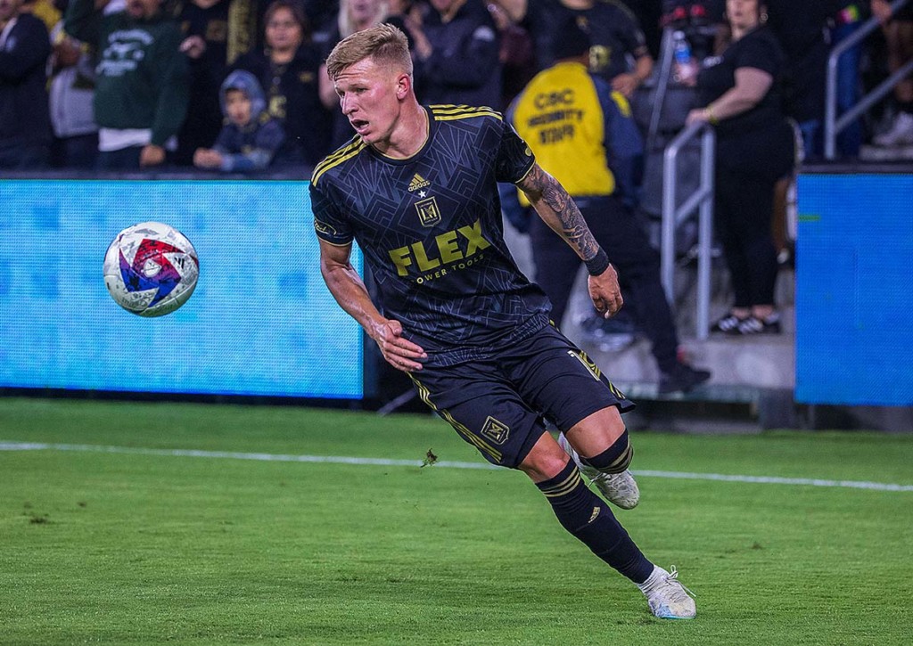Gewinnt LAFC (im Bild: Mateusz Bogusz) das Spitzenspiel gegen die Seattle Sounders? © IMAGO / ZUMA Wire, 17.05.2023 LAFC Seattle Sounders Tipp