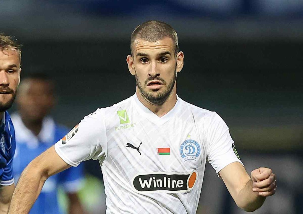 Steckt Dinamo Minsk (im Bild: Bakic) gegen Zeljeznicar Sarajevo trotz Favoritenrolle eine Niederlage ein? © IMAGO / Pixsell, 13.07.2023 Dinamo Minsk Zeljeznicar Sarajevo Tipp