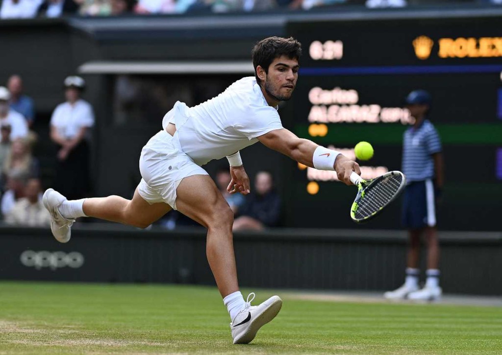 Dominiert Alcaraz gegen Außenseiter Medvedev? © IMAGO / Paul Zimmer, 12.07.2023 Alcaraz Medvedev Wimbledon Tipp