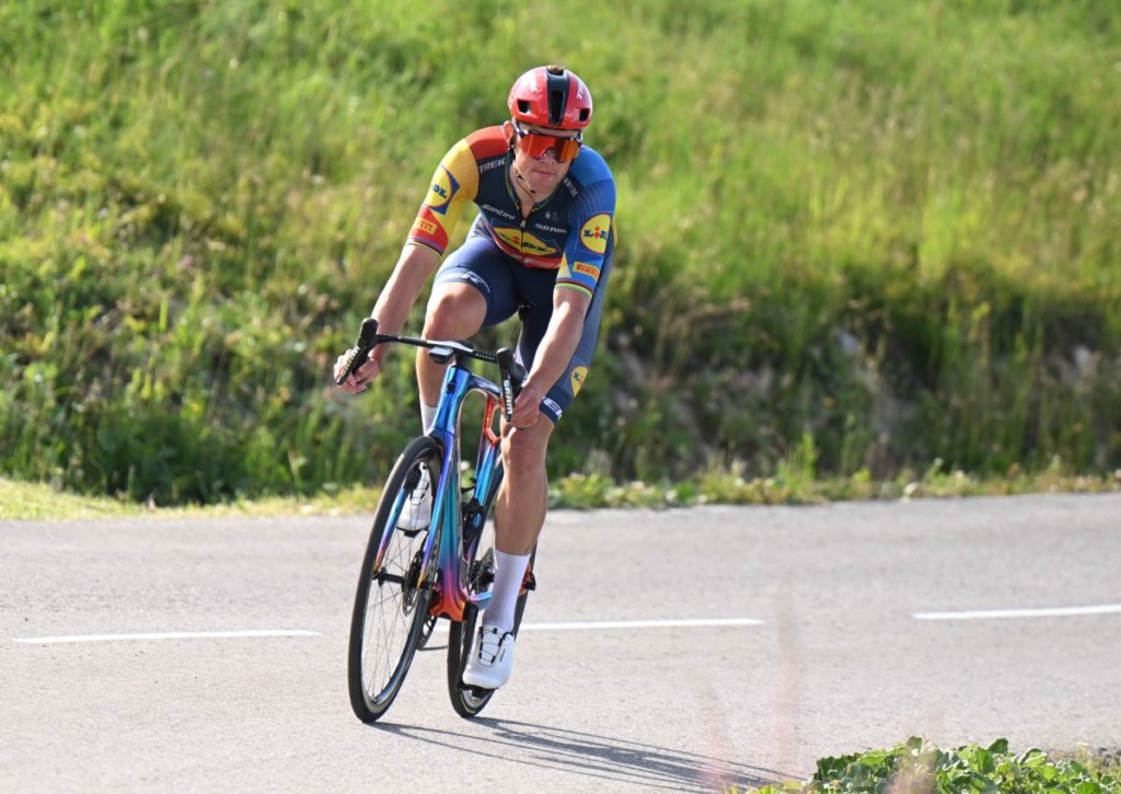 Gewinnt Mads Pedersen die prestigeträchtige letzte Tour-Etappe? © IMAGO / Sirotti, 19.07.2023 Gewinnt Mads Pedersen die prestigeträchtige letzte Tour-Etappe?