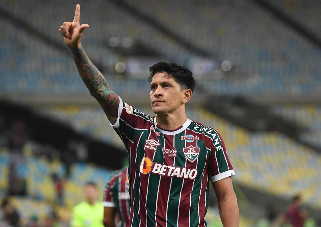 Bleibt Fluminense (im Bild: German Cano) auch gegen Palmeiras zu Hause ungeschlagen? © IMAGO / Fotoarena, 29.07.2023 Fluminense Palmeiras Tipp
