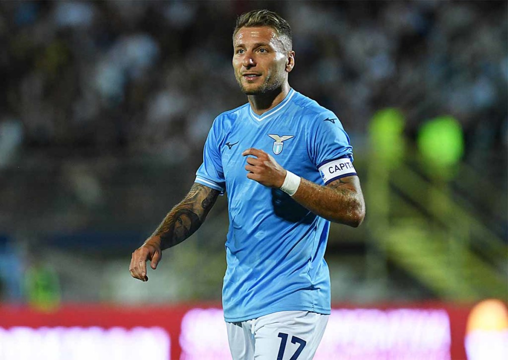 Fährt Lazio Rom (im Bild: Ciro Immobile) bei Lecce den erwarteten Auftaktsieg ein? © IMAGO / Emmefoto, 13.08.2023 Lecce Lazio Rom Tipp