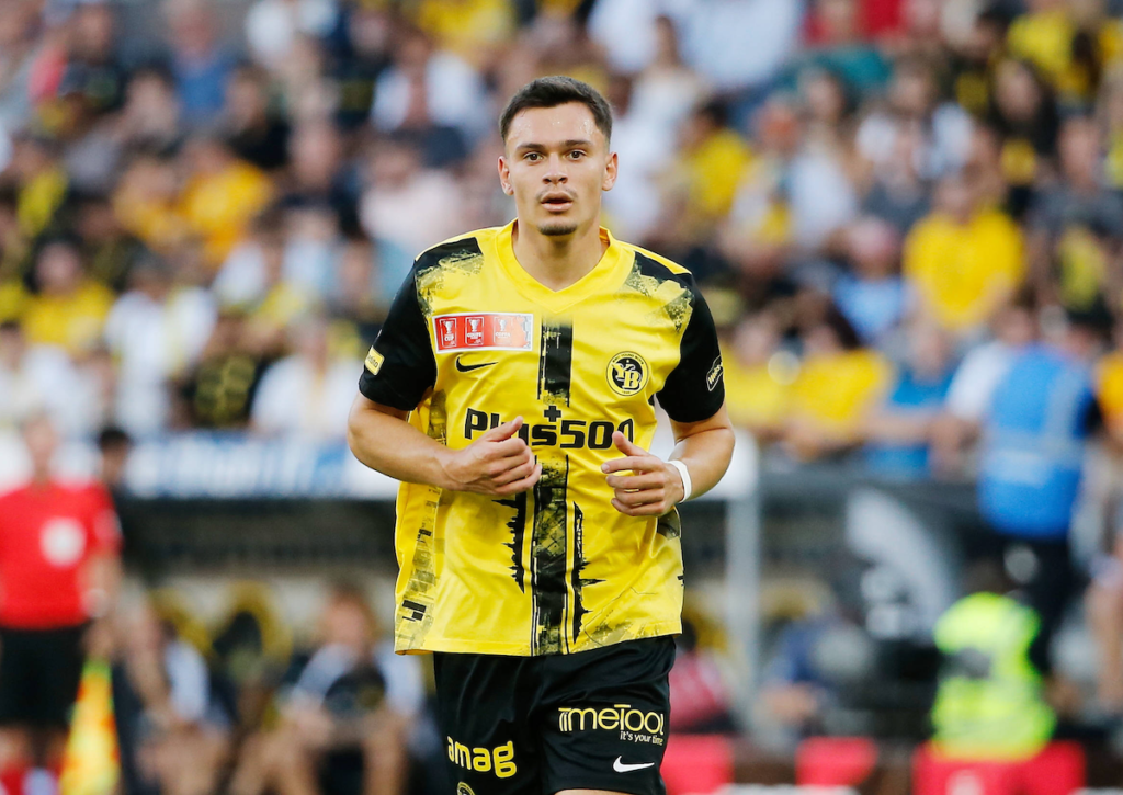Die Young Boys Bern (im Bild: Fabian Rieder) wollen sich auswärts gegen Maccabi Haifa eine gute Ausgangslage verschaffen. © IMAGO / Manuel Stefan, 18.08.2023 Maccabi Haifa Young Boys Tipp