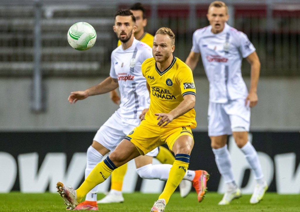 Kann Maccabi Tel Aviv (im Bild: Dan Glazer) zuhause gegen NK Celje schon entscheidend vorlegen? © IMAGO / Eibner Europa, 21.08.2021 Kann Maccabi Tel Aviv (im Bild: Dan Glazer) zuhause gegen NK Celje schon entscheidend vorlegen?