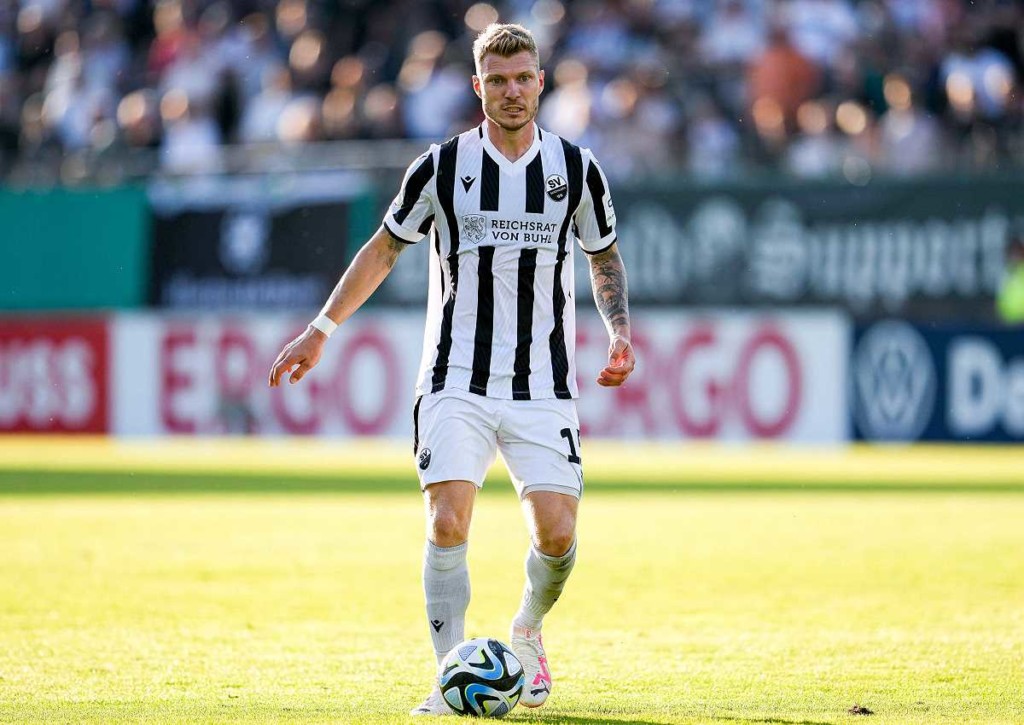 Muss sich Aue gegen Sandhausen (im Bild: Mühling) geschlagen geben? © IMAGO / foto2press, 11.08.2023 Erzgebirge Aue Sandhausen Tipp