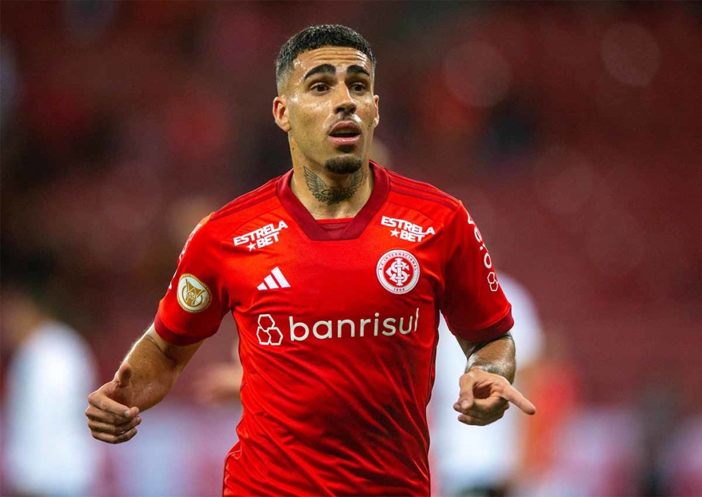 Trennen sich Internacional (im Bild: Gabriel) und Sao Paulo ohne Sieger? © IMAGO / Sports Press Photo, 05.08.2023 Internacional Sao Paulo Tipp