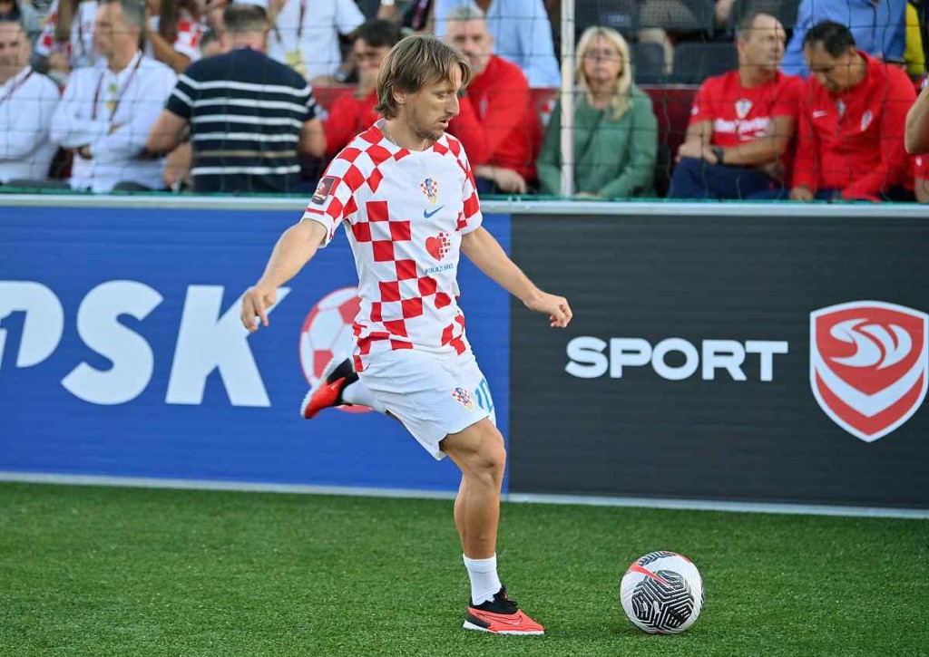 Lässt Kroatien (im Bild: Modric) dem deutlichen Außenseiter Lettland keine Chance? © IMAGO / Xinhua, 07.09.2023 Kroatien Lettland Tipp