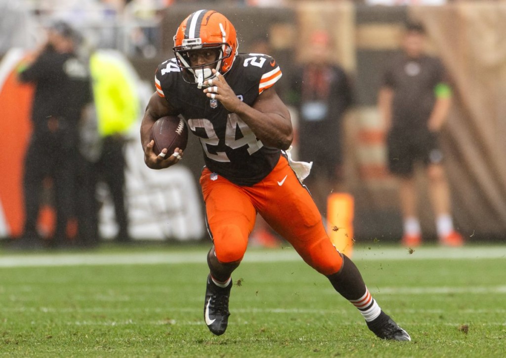 Dominiert Nick Chubb das Offensivspiel seiner Browns gegen die Steelers?