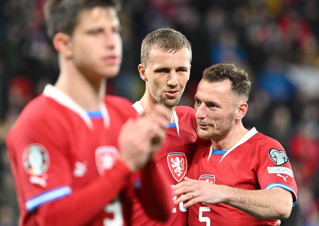 Feiert Tschechien (im Bild v.l.n.r. Hlozek, Soucek und Coufal) gegen Albanien einen wichtigen Heimsieg? © IMAGO / CTK Photo, 24.03.2023 Tschechien Albanien Tipp