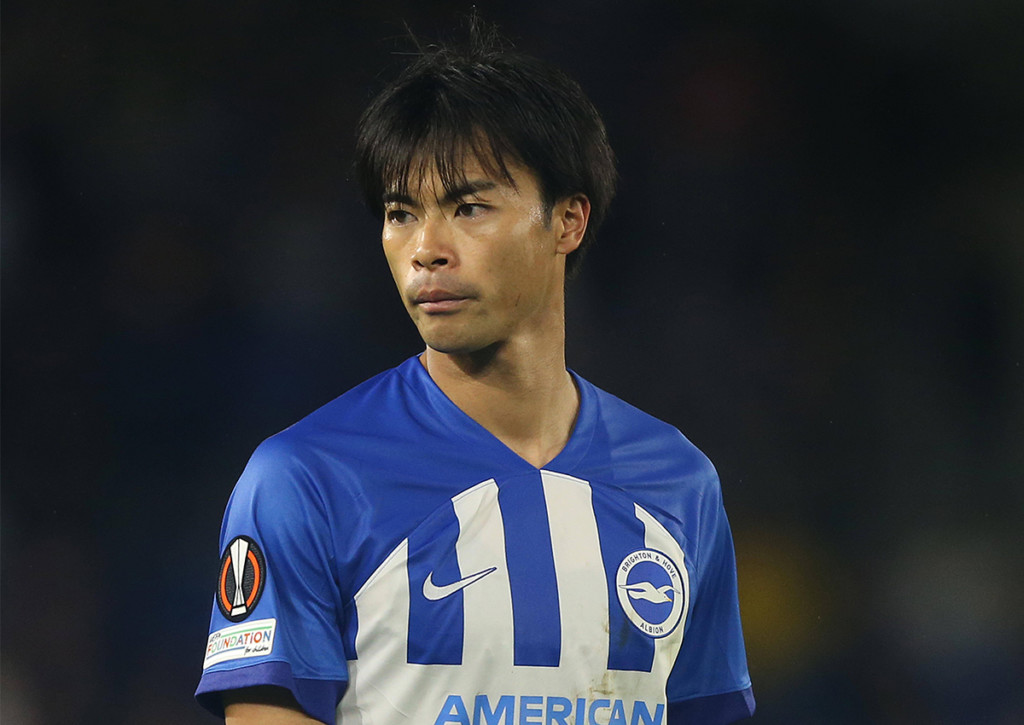 Gelingt Brighton (im Bild: Kaoru Mitoma) gegen Ajax Amsterdam der erste Sieg in der Europa League? © IMAGO / Crystal Pix, 29.09.2023 Brighton Ajax Amsterdam Tipp