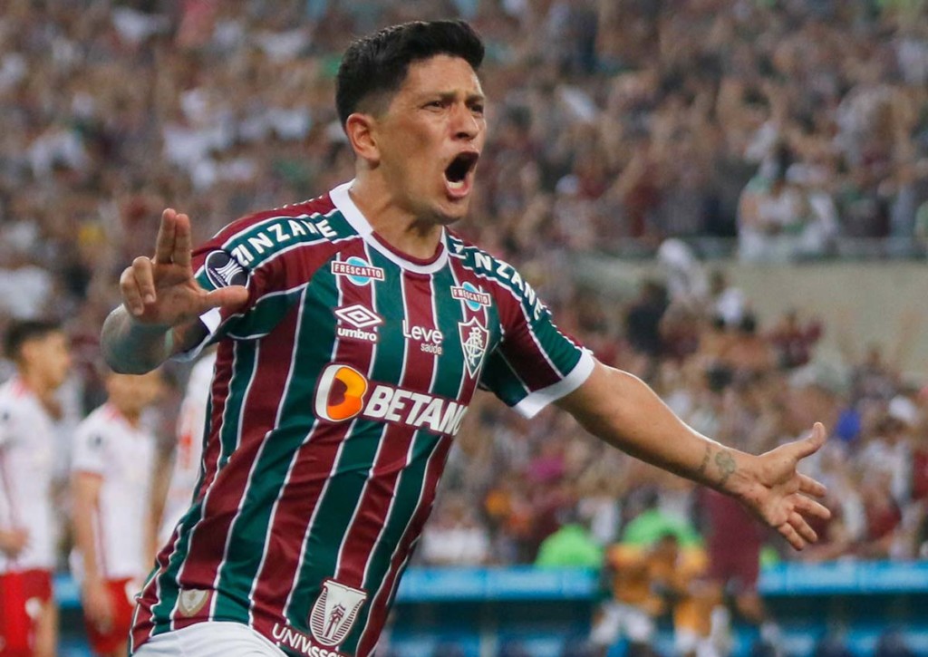 Siegt Fluminense (im Bild: German Cano) über Botafogo? © IMAGO / Pera Photo Press, 27.09.2023 Fluminense Botafogo Tipp