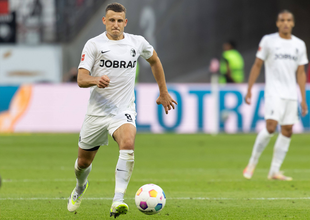 Kann sich Freiburg (im Bild: Maximilian Eggestein) gegen Bochum einen Punktepolster für die kommenden Gegner erspielen? © IMAGO / Kessler-Sportfotografie, 24.09.2023 Freiburg Bochum Tipp
