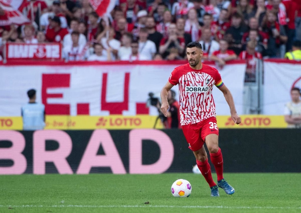 Hält Freiburg (im Bild: Vincenzo Grifo) mit West Ham am 2. Spieltag der Europa League mit? © IMAGO / Eibner, 01.10.2023 Freiburg West Ham Tipp