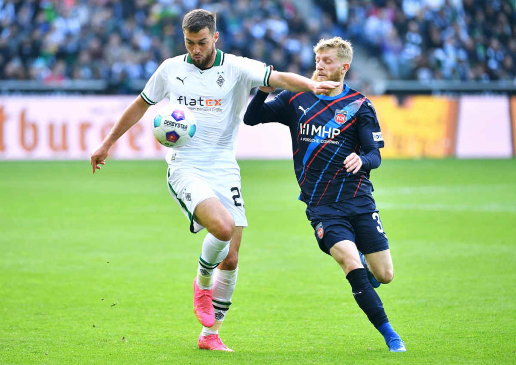 Gewinnt Gladbach nach dem Ligaspiel auch das Pokalduell gegen Heidenheim? © IMAGO / Uwe Kraft, 28.10.2023 Gewinnt Gladbach nach dem Ligaspiel auch das Pokalduell gegen Heidenheim?