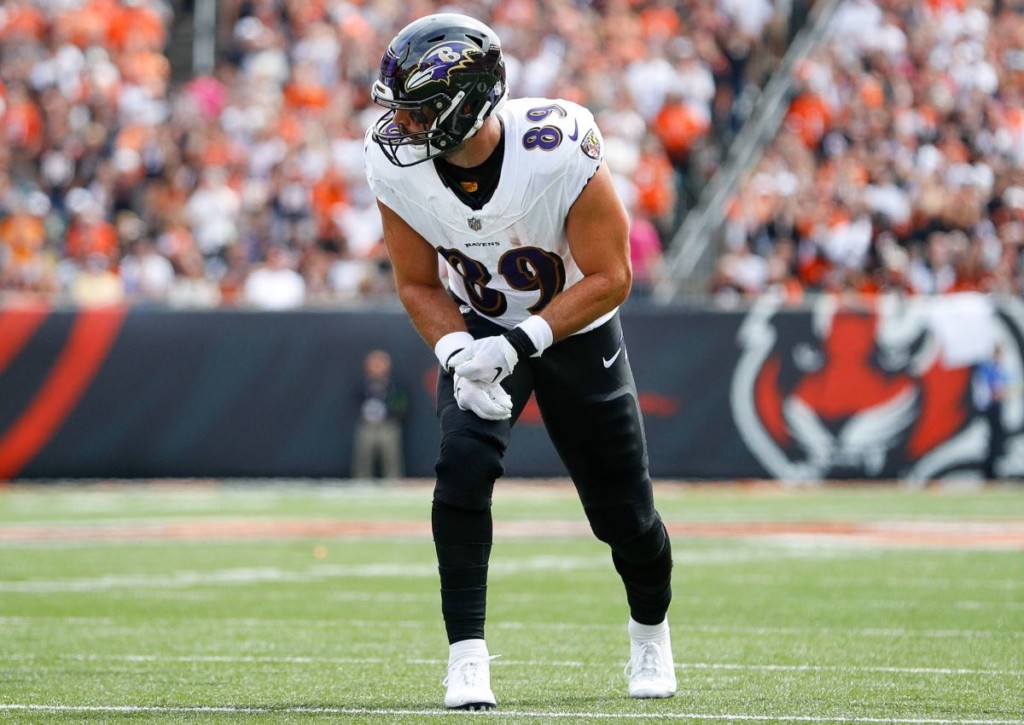 Werden die Ravens (im Bild: Mark Andrews) ihrer Favoritenrolle bei den Arizona Cardinals gerecht?