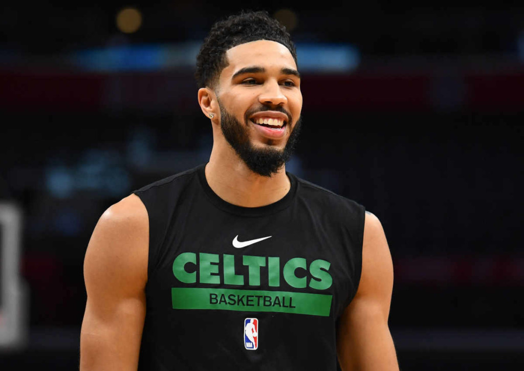 Bleiben die Celtics (im Bild: Jayson Tatum) auch gegen die heimstarken Timberwolves ungeschlagen?