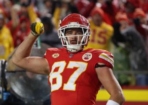 Führt Travis Kelce die Chiefs zum Sieg über die Raiders? © IMAGO / Icon Sportswire, 20.11.2023 Raiders Chiefs Tipp