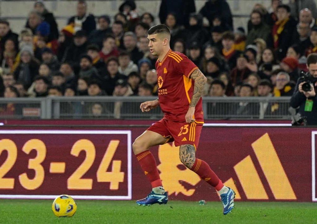 Liegt die AS Rom (im Bild: Gianluca Mancini) gegen Sheriff Tiraspol bereits zur Pause in Führung? © IMAGO / ABACAPRESS, 10.12.2023 AS Rom Sheriff Tiraspol Tipp