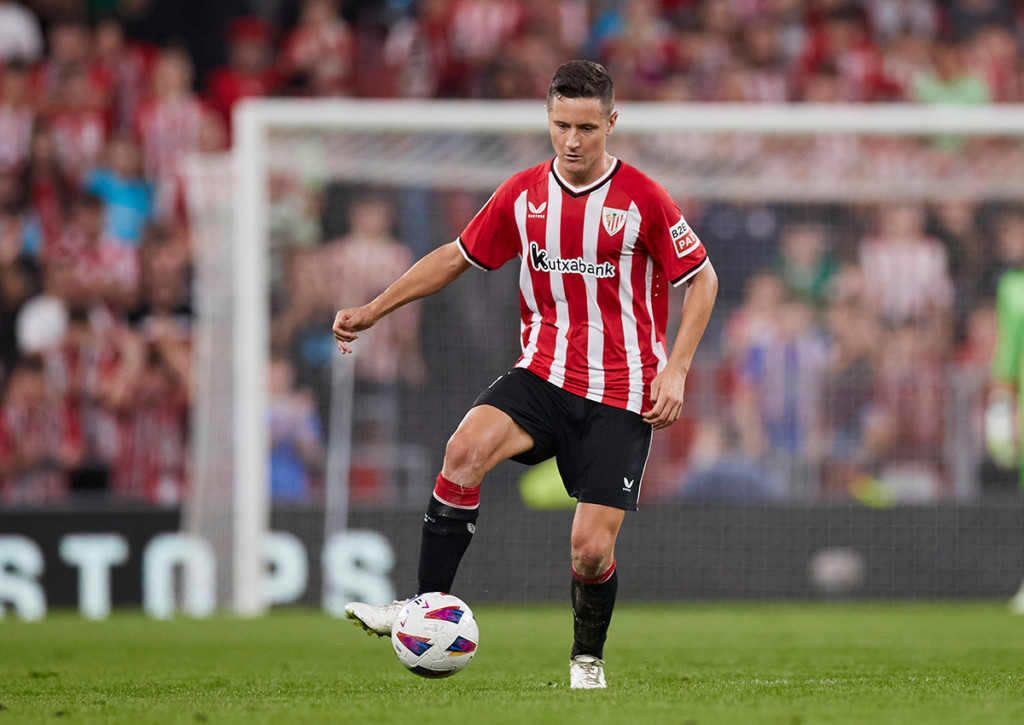 Wie hoch können die Basken von Athletic Bilbao (im Bild: Ander Herrera) gegen Cayon im Copa del Rey gewinnen? © IMAGO / Ricardo Larreina Amador, 27.09.2023 Cayon Athletic Bilbao Tipp