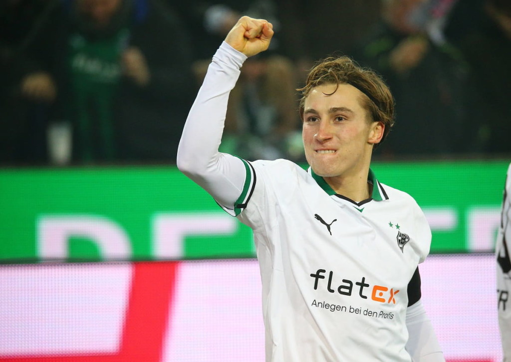 Präsentiert sich Senkrechtstarter Rocco Reitz (im Bild) auch im letzten Pflichtspiel in 2023 zwischen Frankfurt und Gladbach stark? © IMAGO / Ulrich Hufnagel, 15.12.2023 Frankfurt Gladbach Tipp