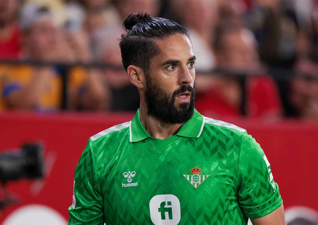 Nutzt Betis Sevilla (im Bild: Isco) die Schwäche der Glasgow Rangers, gegen spanische Teams, aus? © IMAGO / NurPhoto, 11.11.2023 Betis Sevilla Glasgow Ranger Tipp