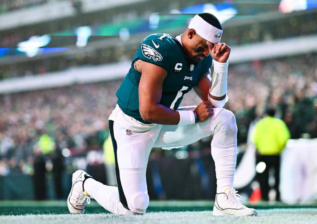 Liegt die komplette (Lauf-)Last der Eagles gegen die Giants wieder auf Jalen Hurts?