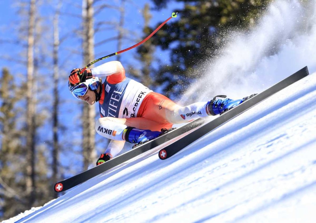 Lässt Odermatt (im Bild) der Konkurrenz beim Riesenslalom in Val-d’Isère keine Chance? © IMAGO / GEPA pictures, 28.11.2023 Riesenslalom Val d`Isere Herren Wetten