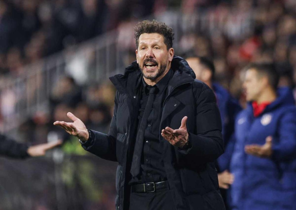 Ist gegen Lugo kein Kantersieg von Atletico Madrid (im Bild: Simeone) zu erwarten? © IMAGO / NurPhoto, 03.01.2024 Lugo Atletico Madrid Tipp