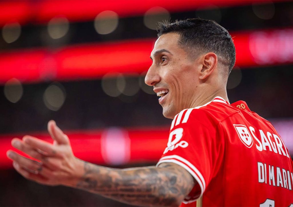 Bereitet di Maria Benfica auch am Mittwoch viel Freude? © IMAGO / ZUMA Wire, 19.01.2024 Benfica Estoril Tipp