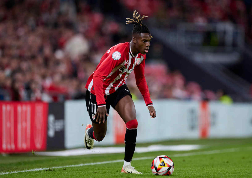 Schafft Athletic Bilbao (im Bild: Nico Williams) im Pokalviertelfinale gegen Barcelona die Überraschung? © IMAGO / Ricardo Larreina Amador, 16.01.2024 Schafft Athletic Bilbao (im Bild: Nico Williams) im Pokalviertelfinale gegen Barcelona die Überraschung?