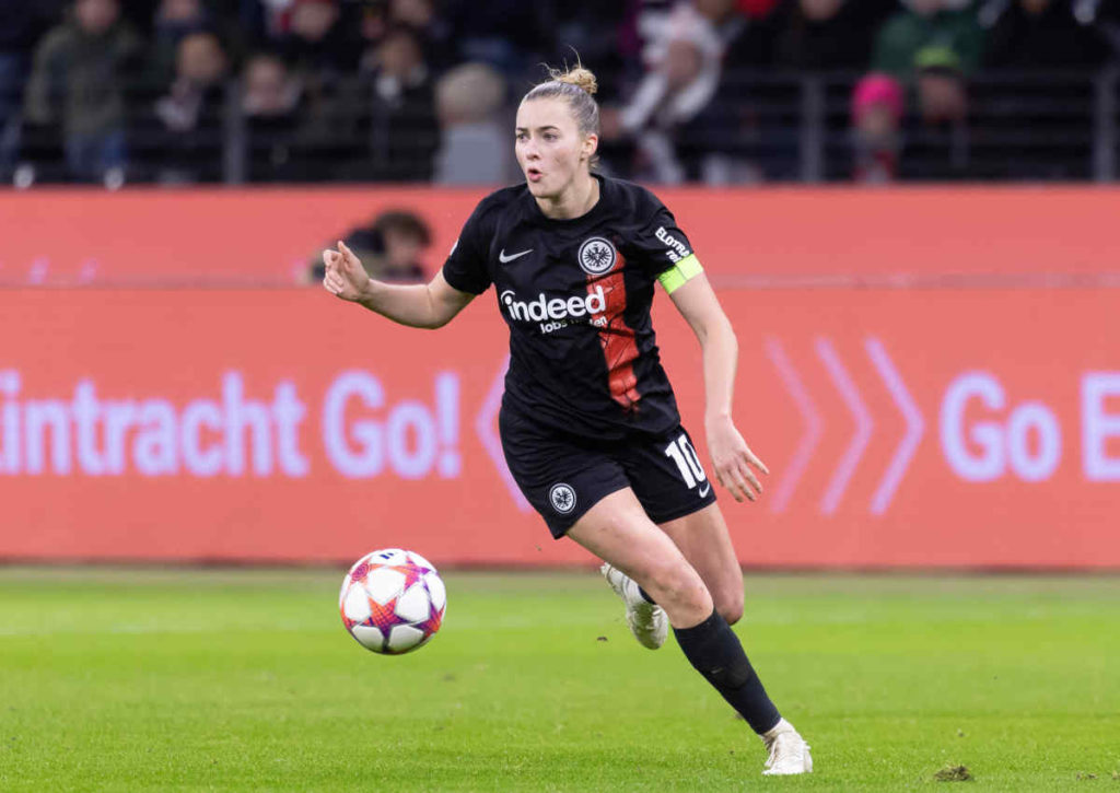 Verabschieden sich die Damen aus Frankfurt (im Bild: Laura Freigang) mit einem Sieg aus der Champions League?