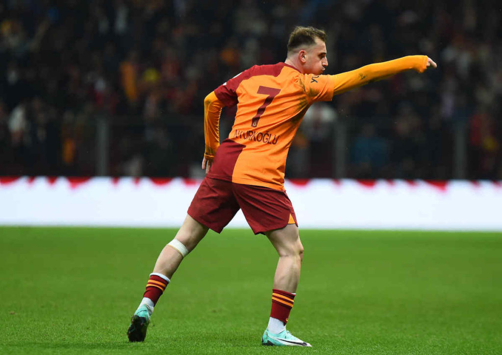 Feiert Galatasaray (im Bild: Kerem Aktürkoglu) gegen Gaziantep einen souveränen Heimsieg? © IMAGO / Seskim Photo TR, 25.01.2024 Feiert Galatasaray (im Bild: Kerem Aktürkoglu) gegen Gaziantep einen souveränen Heimsieg?