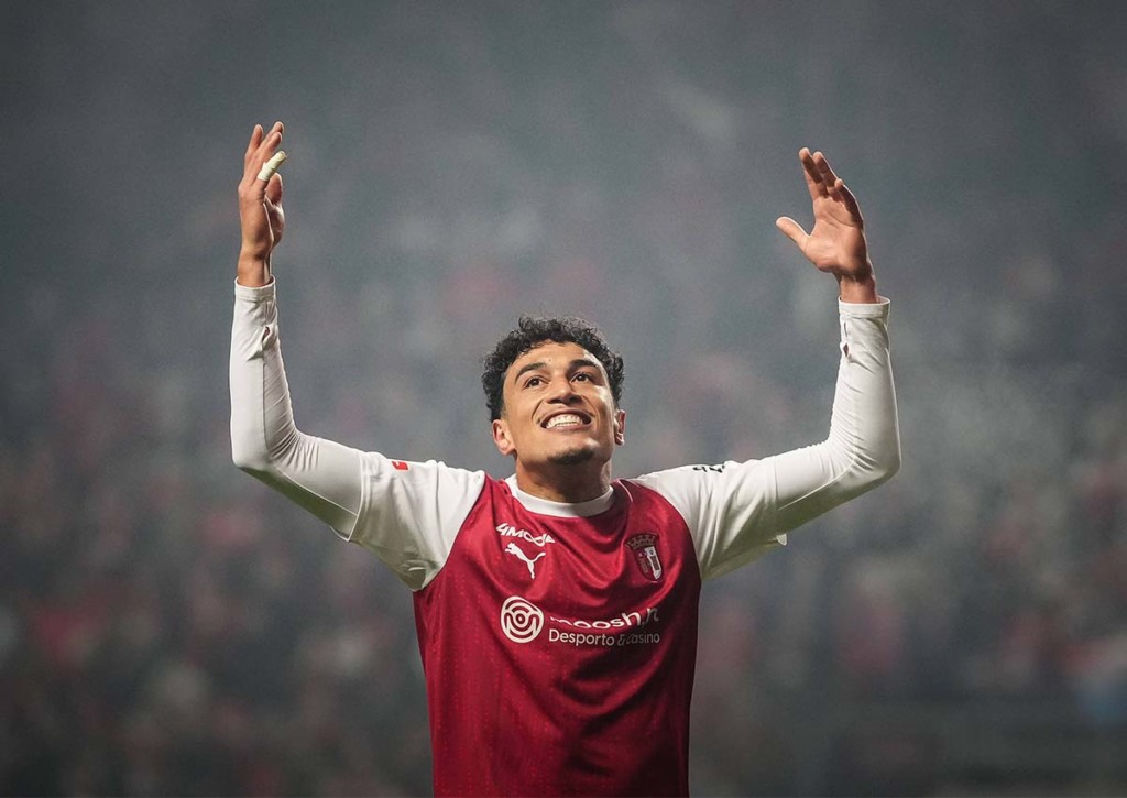 Fügt Braga (im Bild: Vitor Carvalho) am 17. Spieltag der Liga Portugal Porto eine empfindliche Pleite zu? © IMAGO / Atlantico Press, 06.01.2024 Liga Portugal 17. Spieltag Wett-Tipps