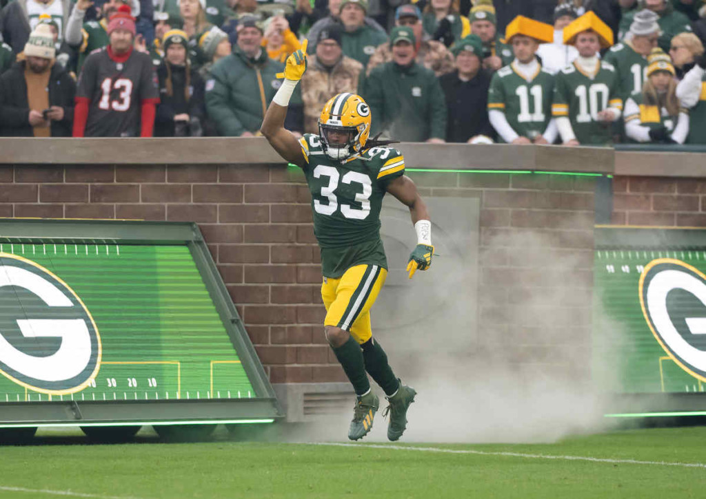 Kann Aaron Jones im wichtigen Divisionsduell seiner Packers gegen die Bears den Unterschied machen?