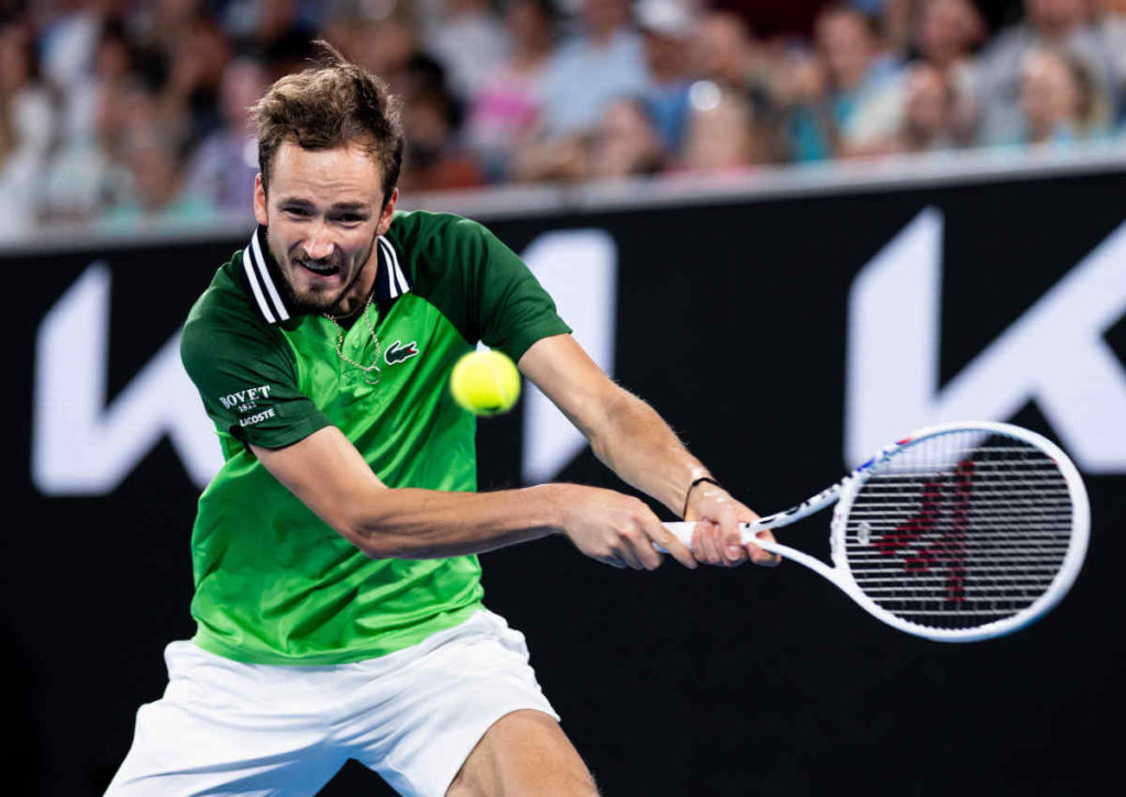 Macht Medvedev mit seinem Überraschungsgegner Nuno Borges kurzen Prozess? © IMAGO / PanoramiC, 20.01.2024 Macht Medvedev mit seinem Überraschungsgegner Nuno Borges kurzen Prozess?