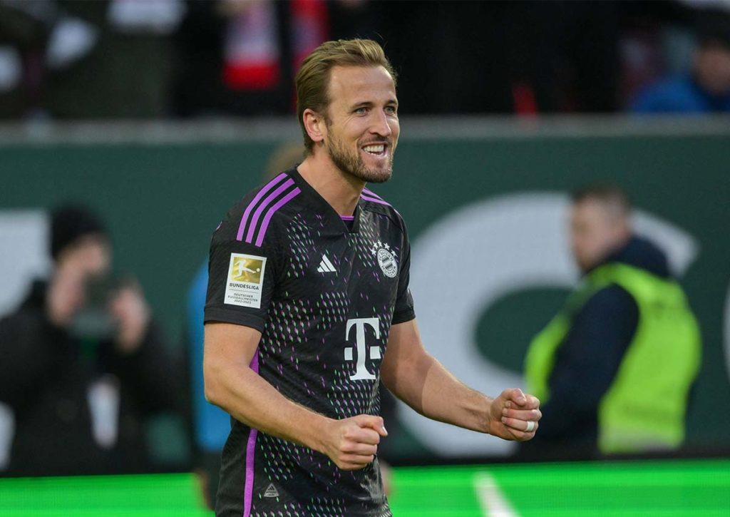 Bleibt der FCB (im Bild: Kane) beim Angstgegner auf Kurs? © IMAGO / Passion2Press, 27.01.2024 Bayern Gladbach Tipp