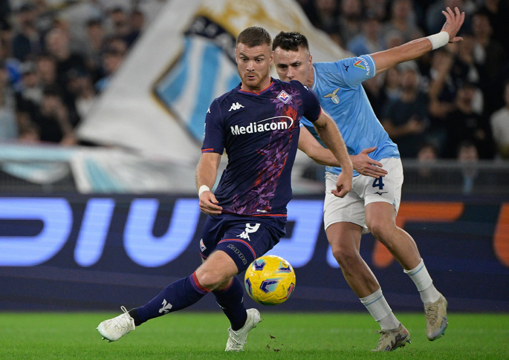 Setzt Fiorentinas Stürmer Lucas Beltrán (Bild) seinen Lauf gegen Lazio fort? © IMAGO / IPA Sport, 30.10.2023 Fiorentina Lazio Rom Tipp