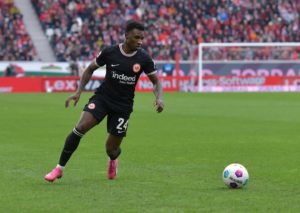 Schafft Frankfurt (im Bild: Buta) gegen Union St. Gilloise den Sprung ins Achtelfinale der UEFA Conference League? © IMAGO / Jan Huebner, 18.02.2024 Frankfurt Union St. Gilloise Tipp