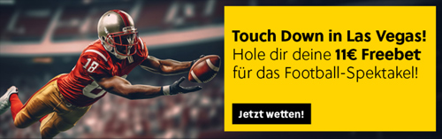 11 € Freebet für Super Bowl Wetten