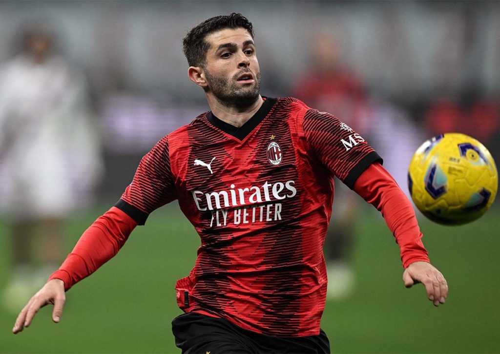 Konzentrierter Auftritt von Milan und Pulisic bei Frosinone? © IMAGO / Gribaudi / ImagePhoto, 27.01.2024 Frosinone AC Milan Tipp