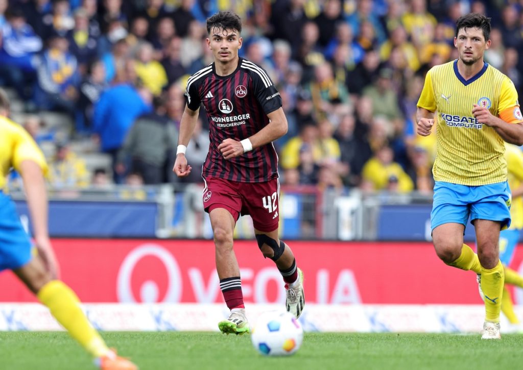 Lässt Can Uzun (im Bild) auch gegen Braunschweig sein Talent aufblitzen? © IMAGO / Zink, 23.09.2023 Nürnberg Braunschweig Tipp